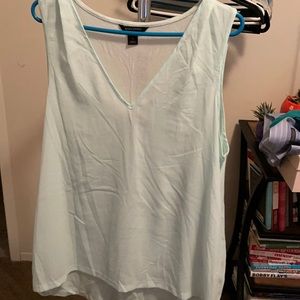 Banana Republic flowy tank- mint green size xl